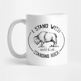 I Stand With Standing Rock Buffalo - No DAPL Protest Mug